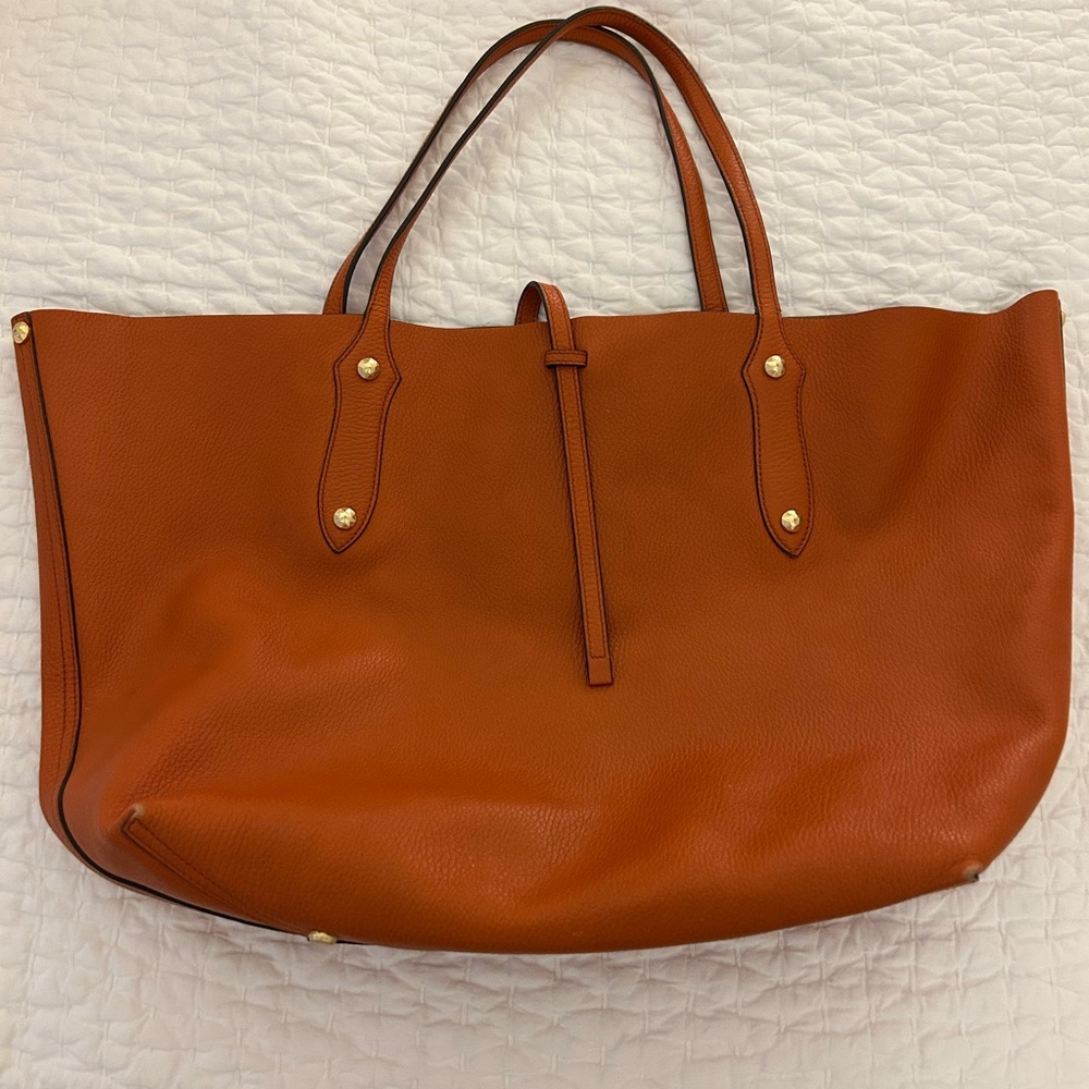 Annabel Ingall Large Isabella Tote in Orange